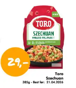 Havaristen TORO Szechuan tilbud