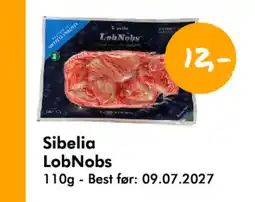 Havaristen SIBELIA Lobnobs tilbud