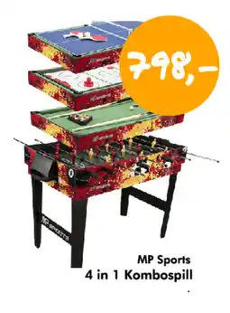 Havaristen Mp sports 4 in 1 kombospill tilbud