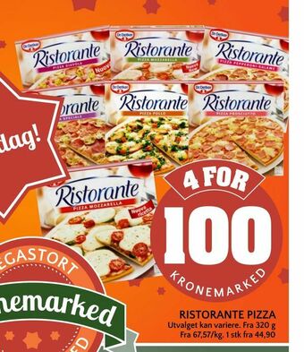 Coop Mega Ristorante pizza tilbud