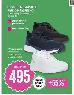 Sport Outlet FRITIDS-/LØPESKO tilbud