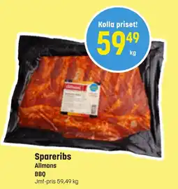 Eurocash ALLMANS Spareribs tilbud