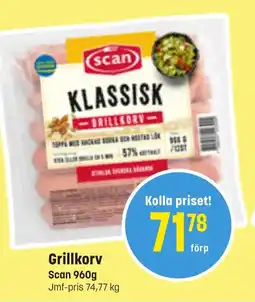 Eurocash SCAN Grillkorv tilbud