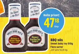 Eurocash SWEET BABY RAY BBQ Sȧs tilbud