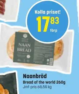 Eurocash BREAD OF THE WORLD Naanbröd tilbud