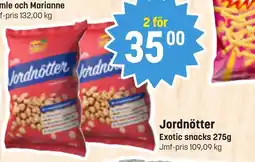 Eurocash EXOTIC SNACKS Jordnötter tilbud