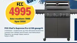 Coop Obs FCC Chef's Supreme Pro 4,1 DG gassgrill tilbud