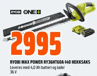 Ryobi Max power RY36HT60A-140 Hekksaks