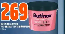 Coop Obs Butinox klassisk 10/silkematt interiørmaling tilbud