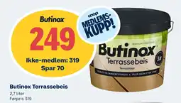 Coop Obs Butinox Terrassebeis tilbud