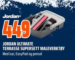 Coop Obs Jordan ultimate terrasse supersett maleverktøy tilbud