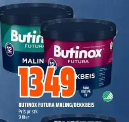 Coop Obs Butinox futura maling/dekkbeis tilbud
