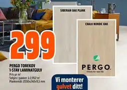 Coop Obs Pergo Torekov 1-stav laminatgulv tilbud