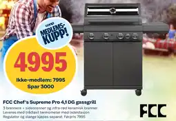Coop Obs FCC Chef's Supreme Pro 4,1 DG gassgrill tilbud