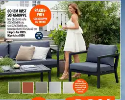 Coop Obs Bohem røst sofagruppe tilbud