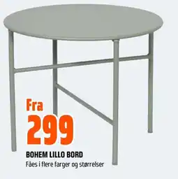 Coop Obs Bohem lillo bord tilbud