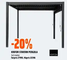 Coop Obs Krifon stavern pergola tilbud
