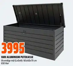 Coop Obs Vari aluminium putekasse tilbud