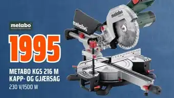 Coop Obs Metabo KGS 216 M Kapp- og gjærsag tilbud