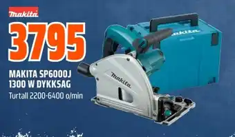 Makita SP6000J 1300 w dykksag