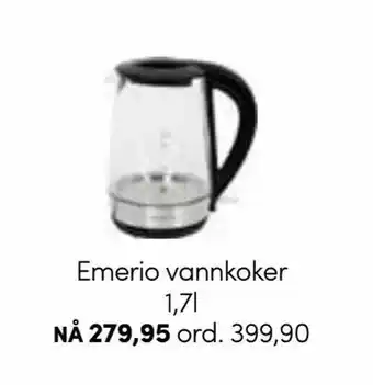 Emerio vannkoker 1,7l
