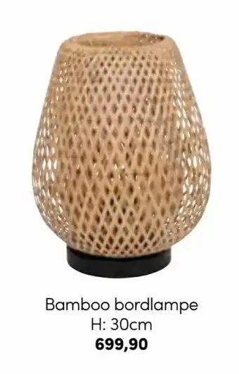 Nille Bamboo bordlampe tilbud