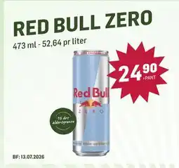 Holdbart RED BULL ZERO tilbud