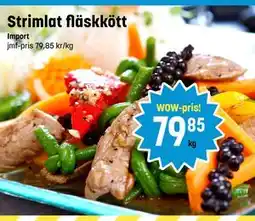 Eurocash Strimlat fläskkött tilbud