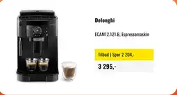 Skousen Delonghi ECAM12.121.B, Espressomaskin tilbud