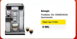 Skousen Delonghi PrimaDonna Elite ECAM650.85.MS, Espressomaskin tilbud