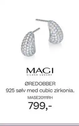 Bjørklund Magi øredobber 925 sølv med cubic zirkonia. tilbud