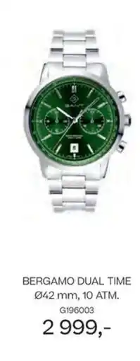 Bjørklund Bergamo dual time 042 mm, 10 atm. tilbud