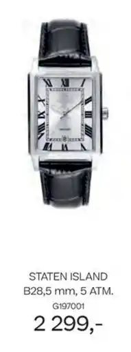 Bjørklund Staten island b28,5 mm, 5 atm. tilbud