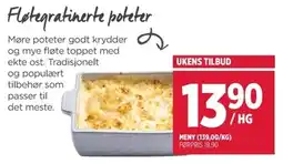 Meny Fløtegratinerte poteter tilbud
