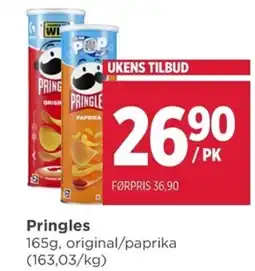 Meny Pringles tilbud