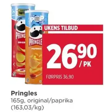 Meny Pringles tilbud