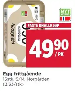 Meny Norgården Egg frittgående tilbud