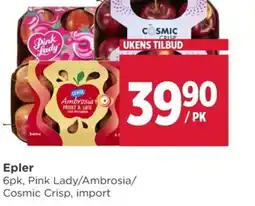 Meny Epler tilbud