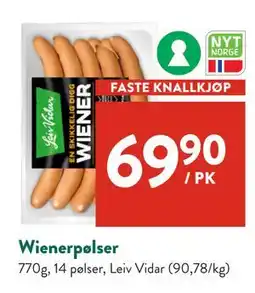 Jacobs Wienerpølser tilbud