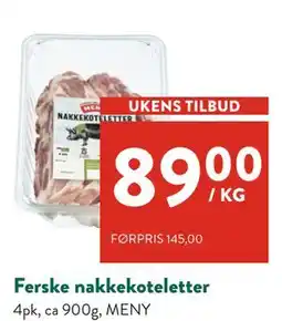 Jacobs Ferske nakkekoteletter tilbud