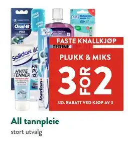 Jacobs All tannpleie tilbud