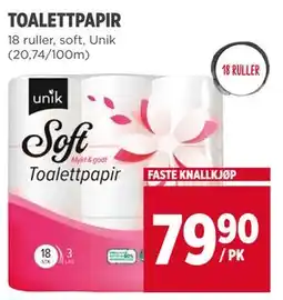 Meny TOALETTPAPIR tilbud