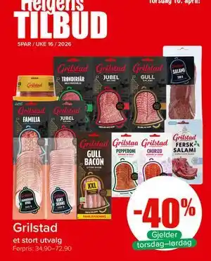 Spar Grilstad tilbud