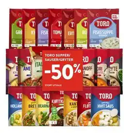 Jacobs TORO SUPPER/ SAUSER/GRYTER tilbud