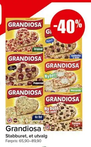 Spar Grandiosa tilbud
