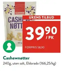 Jacobs Cashewnøtter tilbud