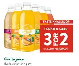 Jacobs Cevita juice tilbud