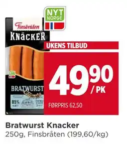 Meny Bratwurst Knacker tilbud