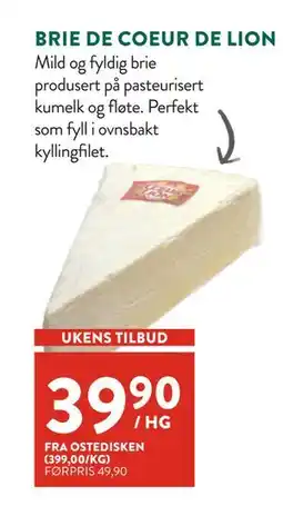 Jacobs BRIE DE COEUR DE LION tilbud