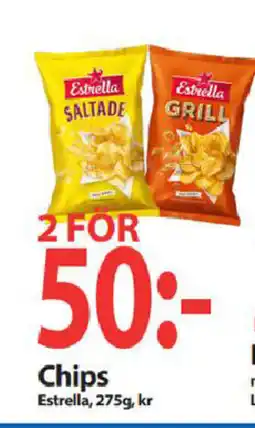 MaxiMat Töcksfors Estrella Chips tilbud